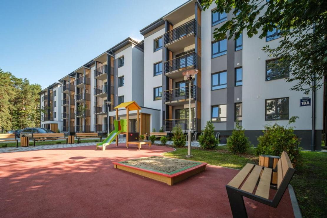 Cozy 2-Bedrooms Apartment In A New Complex Near The Airport And The Center Riga Exterior foto